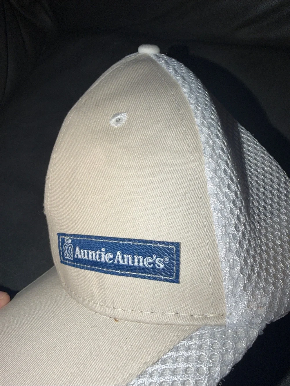 Auntie Anne’s pretzels Beige Mesh Trucker Cap